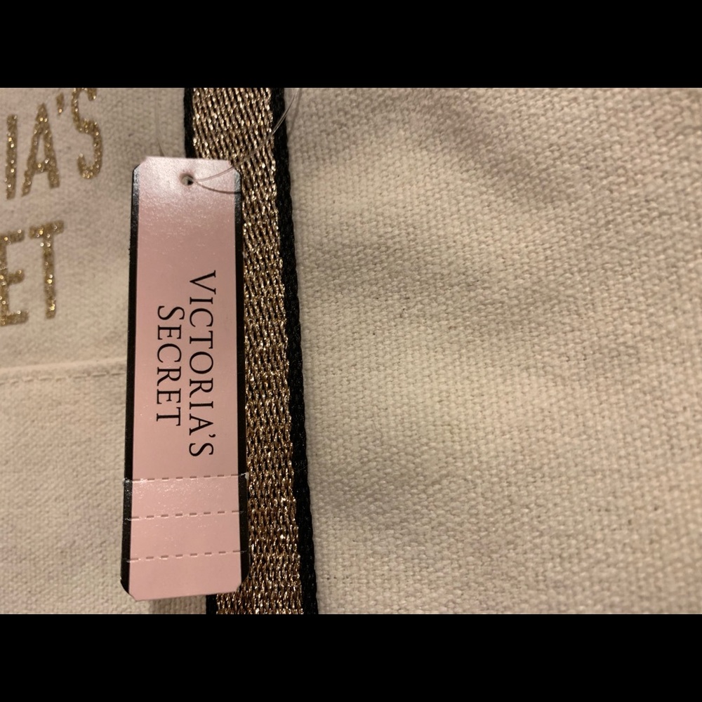 NWT Victoria Secret Glitter Tote - Picture 4 of 8